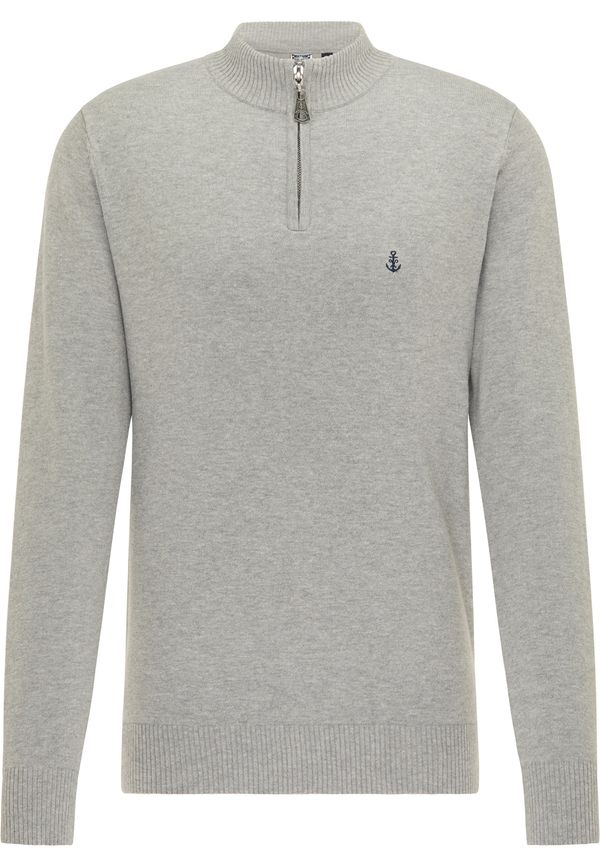 DreiMaster Maritim DreiMaster Maritim Пуловер 'Prin'  сив меланж