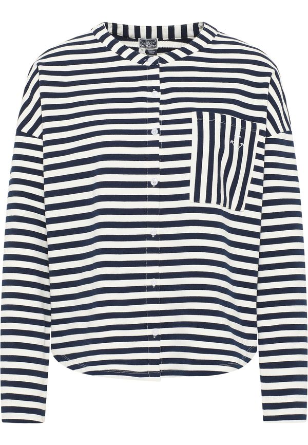 DreiMaster Maritim DreiMaster Maritim Суичъри с качулка  морскосиньо / естествено бяло