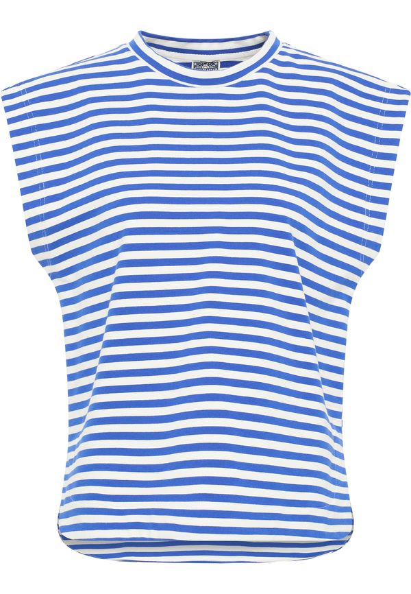 DreiMaster Maritim DreiMaster Maritim Тениска  синьо / бяло