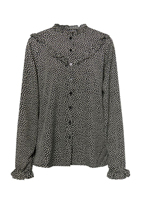 DreiMaster Vintage DreiMaster Vintage Блуза  бежово / черно