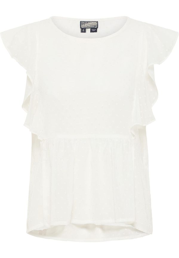 DreiMaster Vintage DreiMaster Vintage Блуза  бял памук