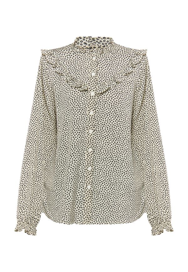 DreiMaster Vintage DreiMaster Vintage Блуза 'Imane'  кремаво / черно