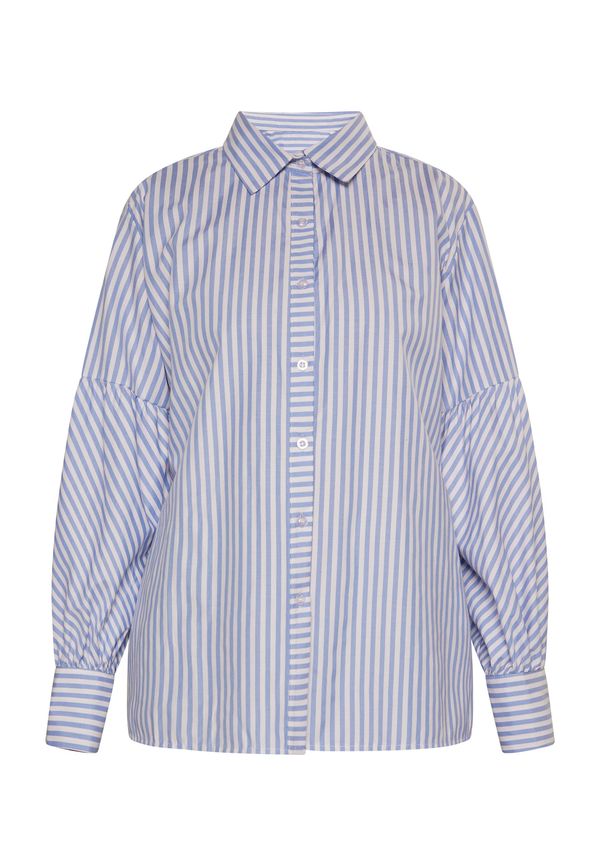 DreiMaster Vintage DreiMaster Vintage Блуза  синьо / бяло