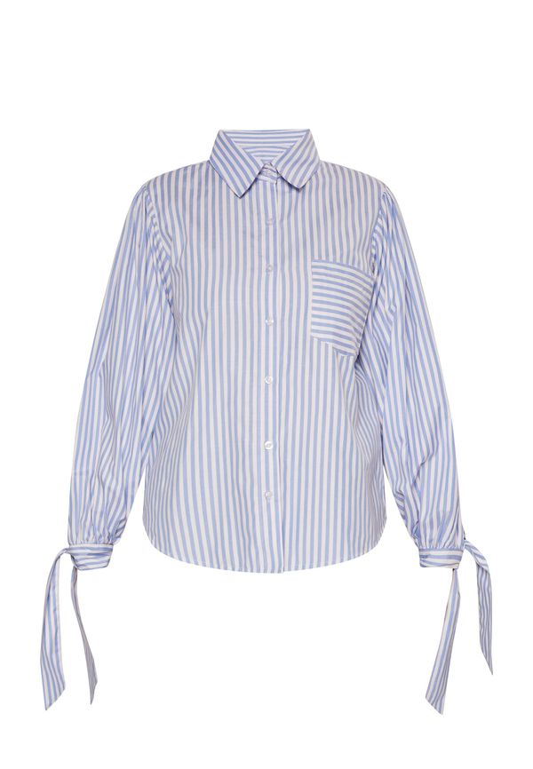 DreiMaster Vintage DreiMaster Vintage Блуза  синьо / бяло