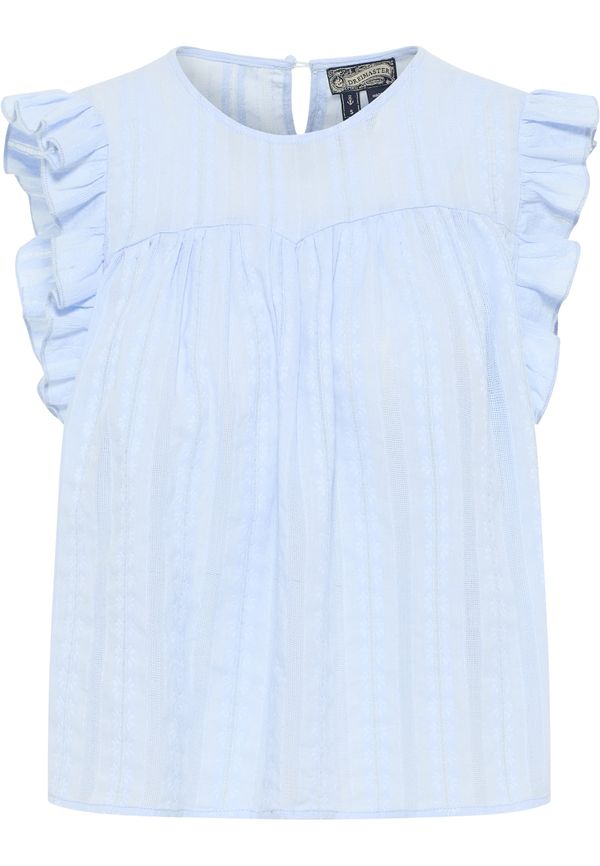 DreiMaster Vintage DreiMaster Vintage Блуза  светлосиньо