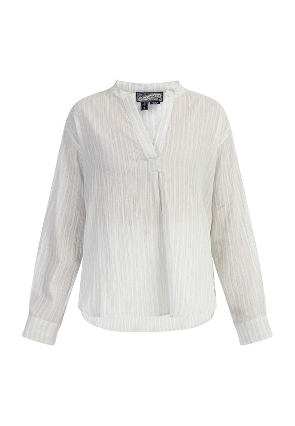 DreiMaster Vintage DreiMaster Vintage Блуза  светлосиньо / злато / бяло