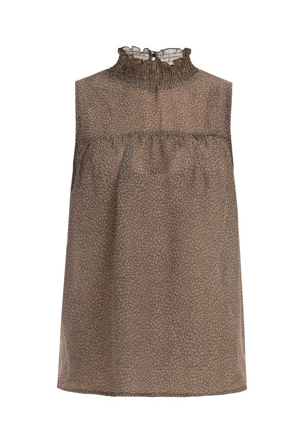 DreiMaster Vintage DreiMaster Vintage Блуза  тъмнобежово / кафяво