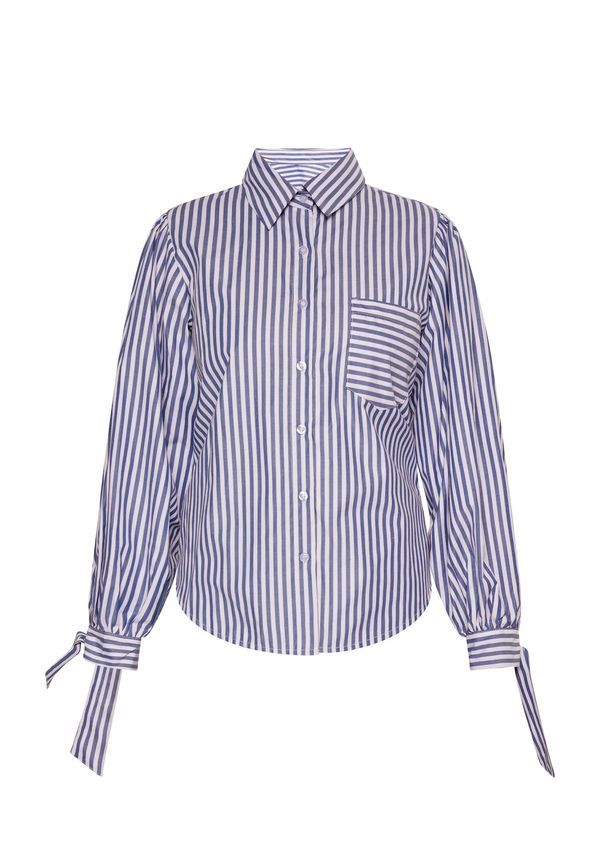 DreiMaster Vintage DreiMaster Vintage Блуза  тъмносиньо / бяло