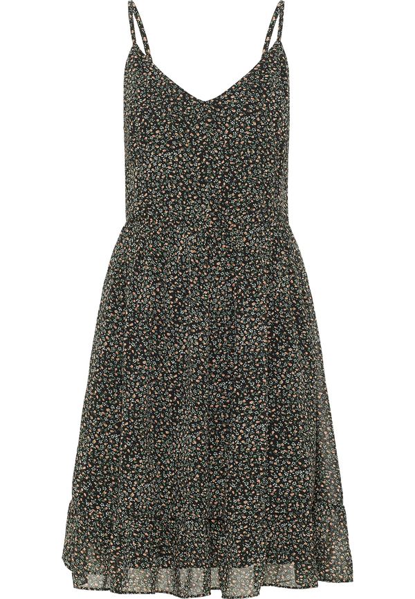 DreiMaster Vintage DreiMaster Vintage Лятна рокля  оранжево / черно / мръсно бяло