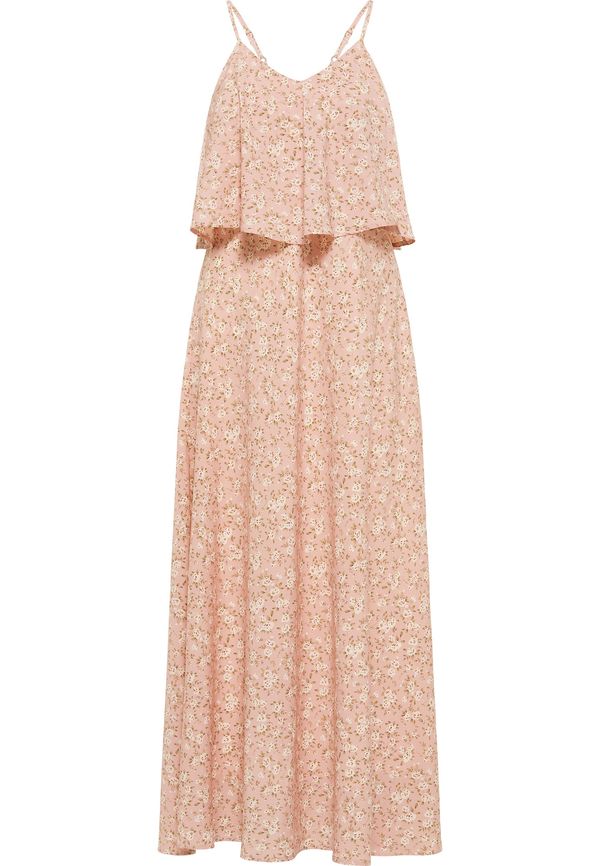 DreiMaster Vintage DreiMaster Vintage Лятна рокля 'Zitha'  бежово / каки / питая / пепел от рози