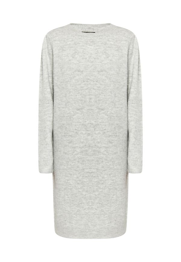 DreiMaster Vintage DreiMaster Vintage Плетена рокля 'Incus'  светлосиво / сив меланж