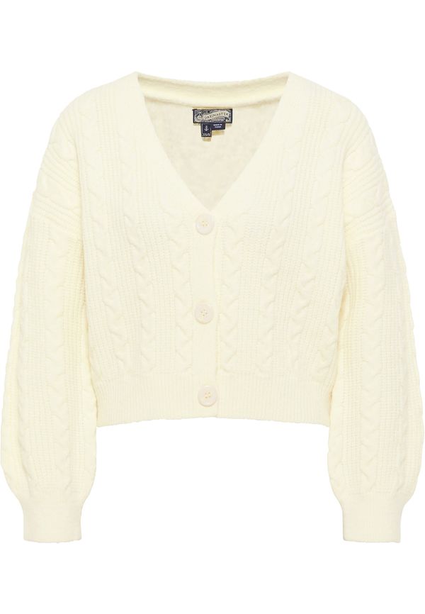 DreiMaster Vintage DreiMaster Vintage Плетена жилетка  бял памук