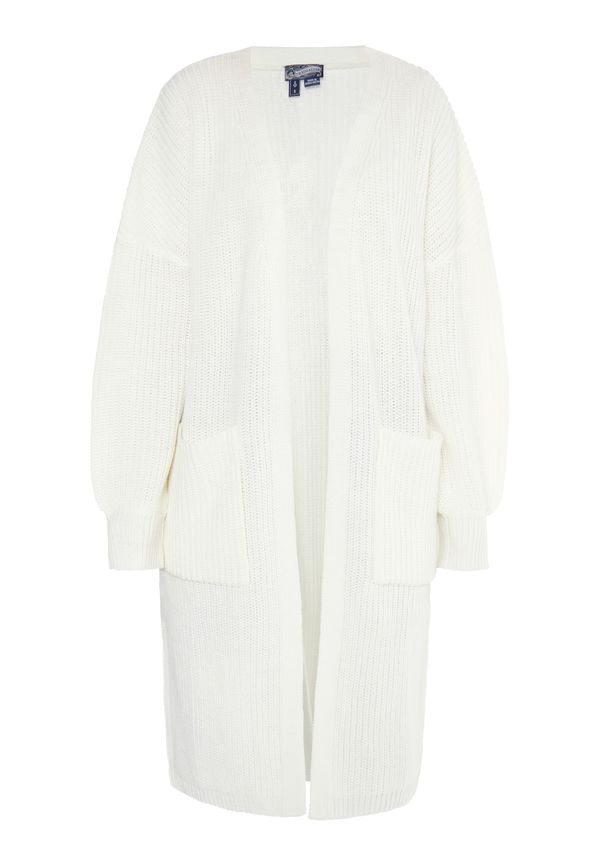 DreiMaster Vintage DreiMaster Vintage Плетена жилетка  бял памук