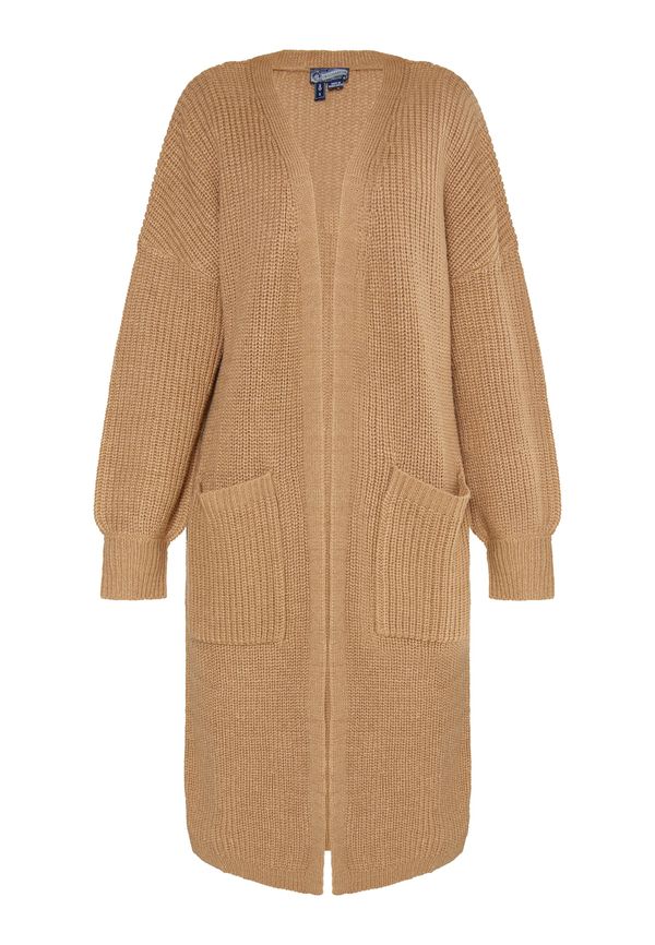 DreiMaster Vintage DreiMaster Vintage Плетена жилетка  светлокафяво