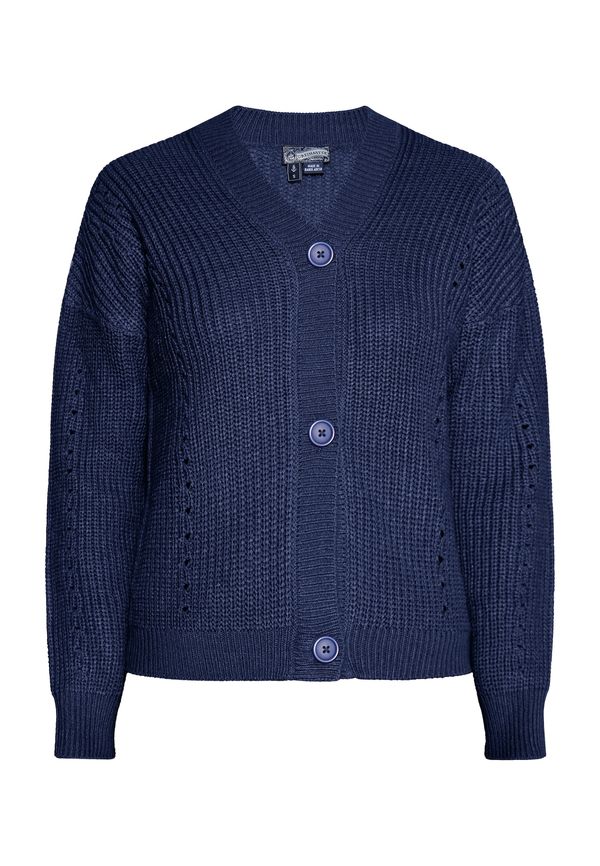 DreiMaster Vintage DreiMaster Vintage Плетена жилетка  ултрамарин синьо