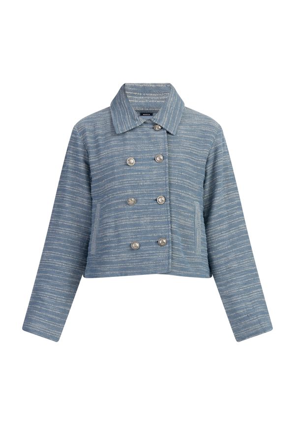 DreiMaster Vintage DreiMaster Vintage Преходно яке  гълъбово синьо / бяло