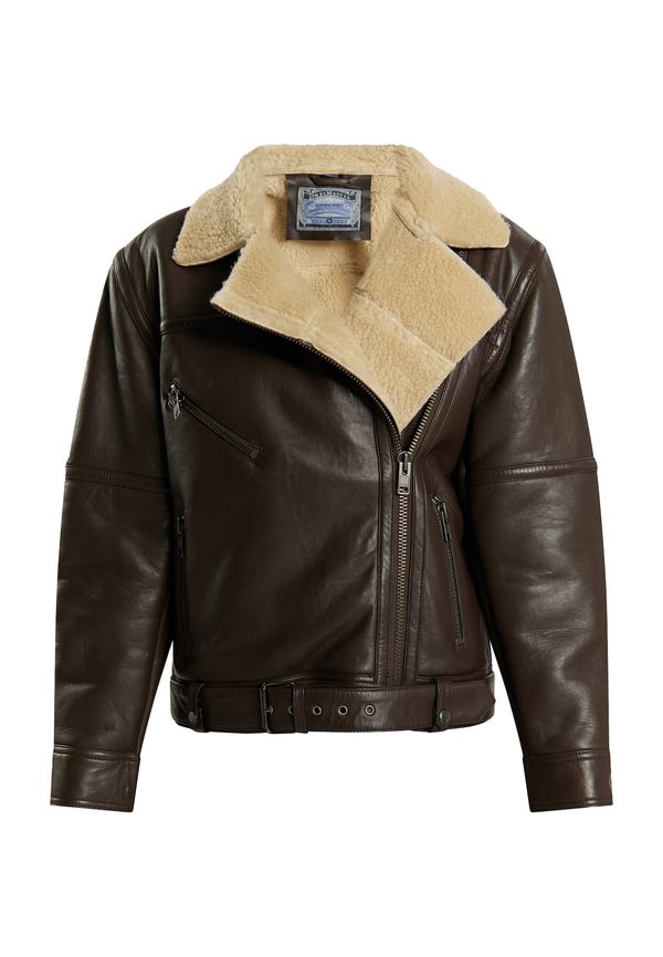 DreiMaster Vintage DreiMaster Vintage Преходно яке 'Imane'  бежово / тъмнокафяво