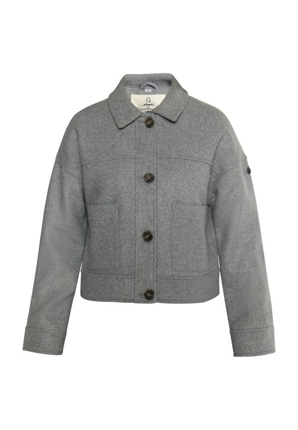 DreiMaster Vintage DreiMaster Vintage Преходно яке  сив меланж