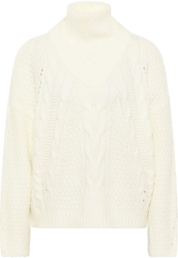 DreiMaster Vintage DreiMaster Vintage Пуловер  бял памук