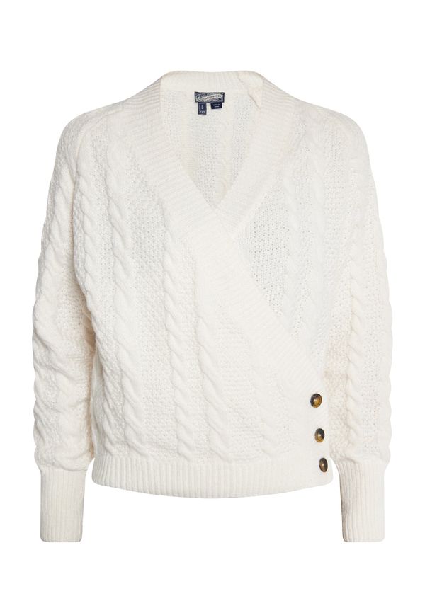 DreiMaster Vintage DreiMaster Vintage Пуловер 'Imane'  бяло