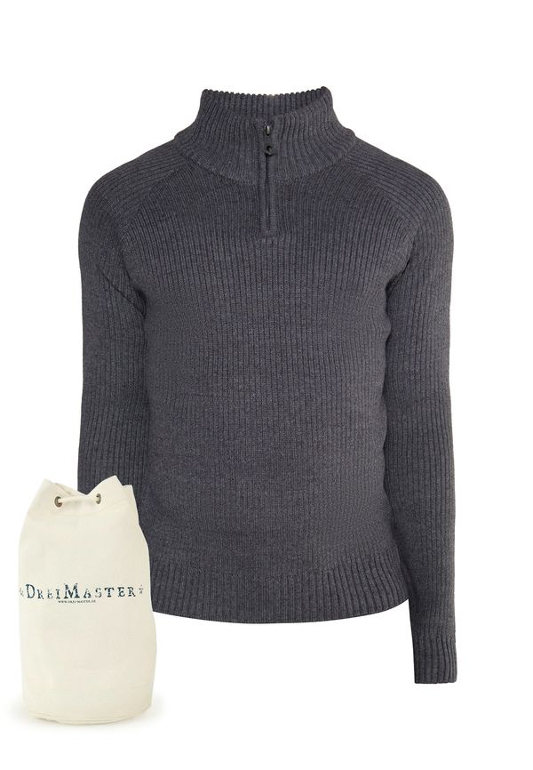 DreiMaster Vintage DreiMaster Vintage Пуловер  кремаво / нейви синьо / тъмносиво