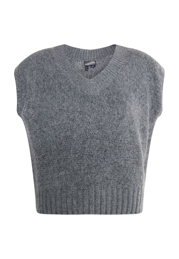 DreiMaster Vintage DreiMaster Vintage Пуловер  сив меланж