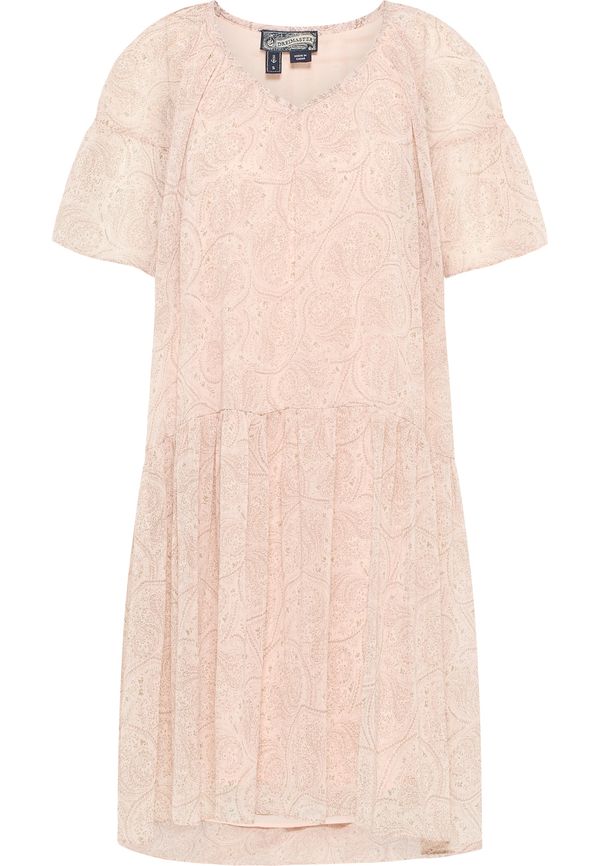 DreiMaster Vintage DreiMaster Vintage Рокля  антрацитно черно / бледорозово