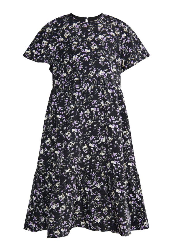 DreiMaster Vintage DreiMaster Vintage Рокля  бежово / тъмнозелено / лилав / черно