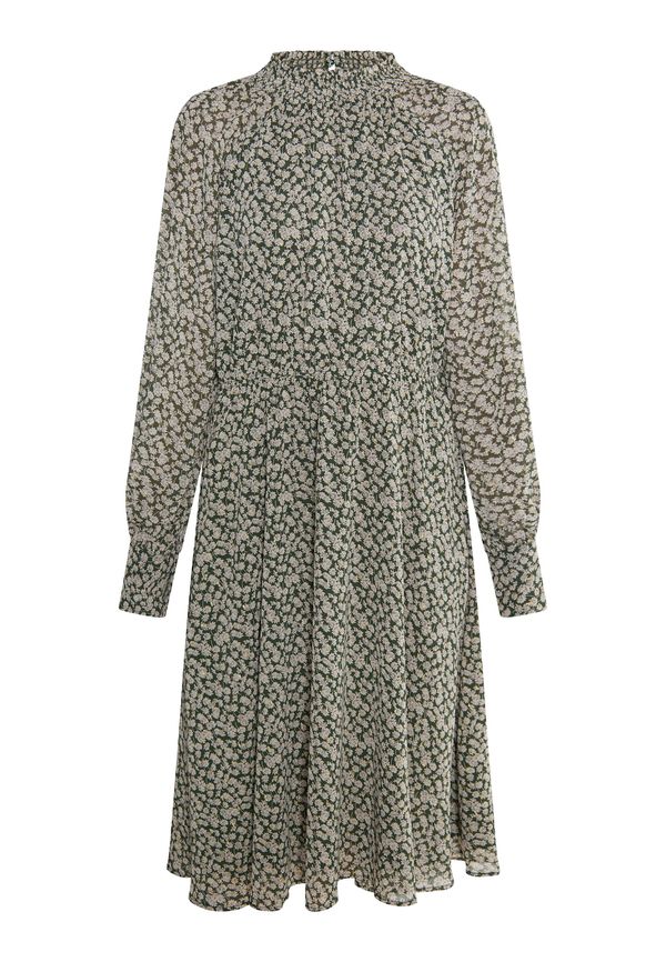 DreiMaster Vintage DreiMaster Vintage Рокля  бежово / зелен меланж