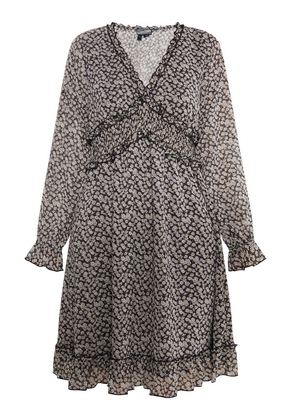 DreiMaster Vintage DreiMaster Vintage Рокля  бежово / злато / черно