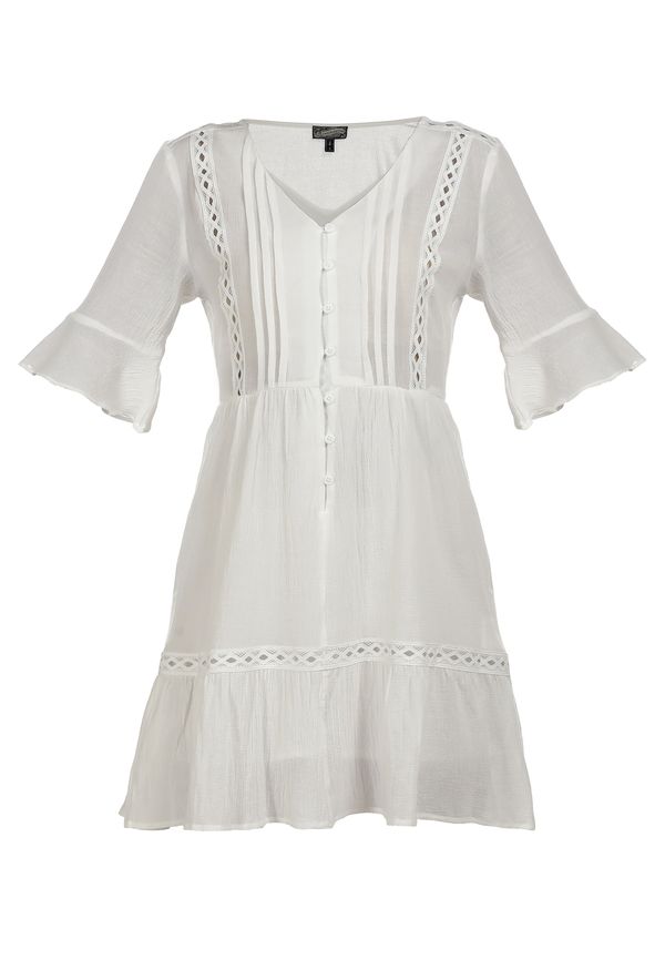 DreiMaster Vintage DreiMaster Vintage Рокля  бяло