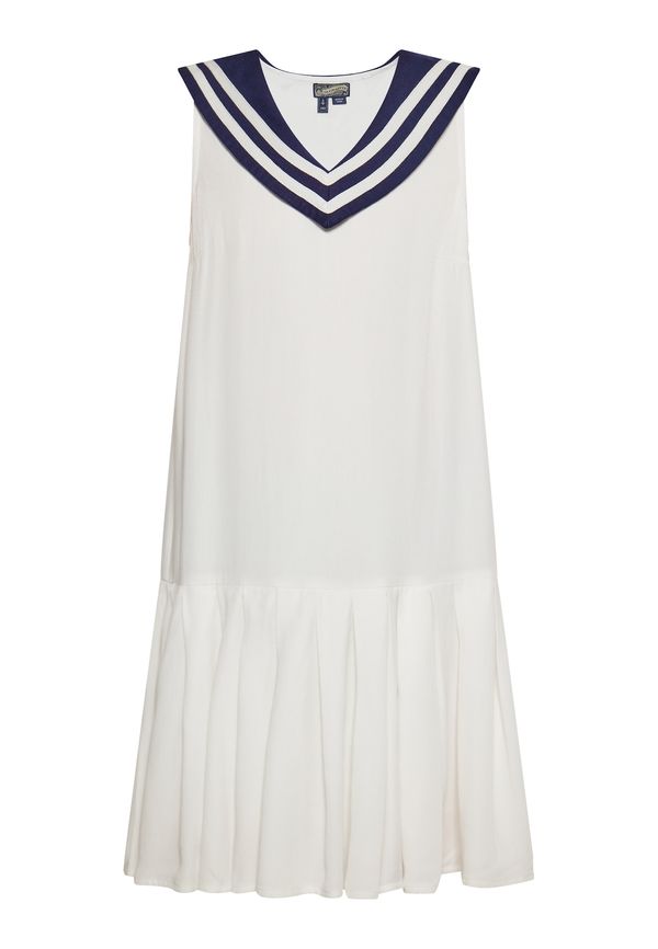 DreiMaster Vintage DreiMaster Vintage Рокля  нейви синьо / мръсно бяло