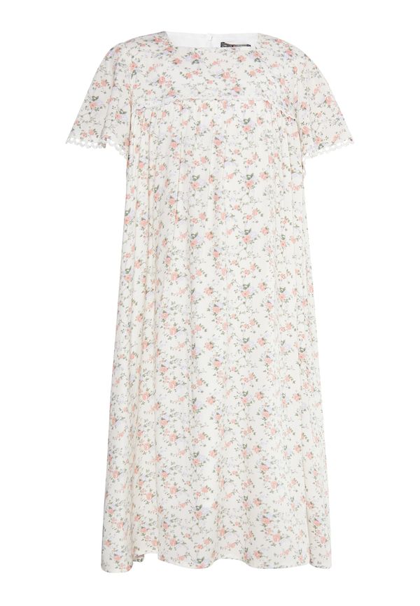 DreiMaster Vintage DreiMaster Vintage Рокля  синьо / зелено / пастелно розово / бяло