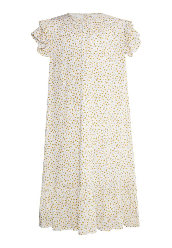 DreiMaster Vintage DreiMaster Vintage Рокля  тюркоазен / горчица / бяло