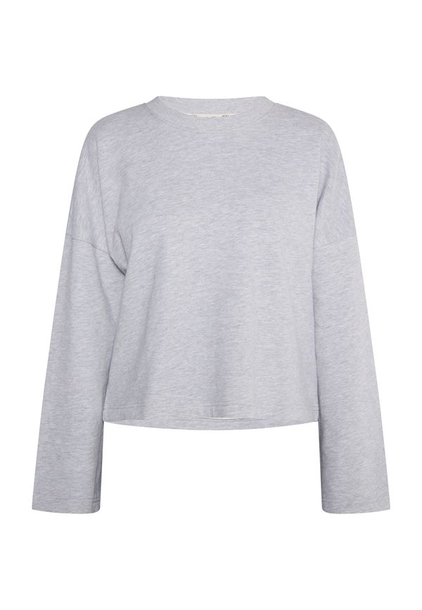 DreiMaster Vintage DreiMaster Vintage Суичър  сив меланж