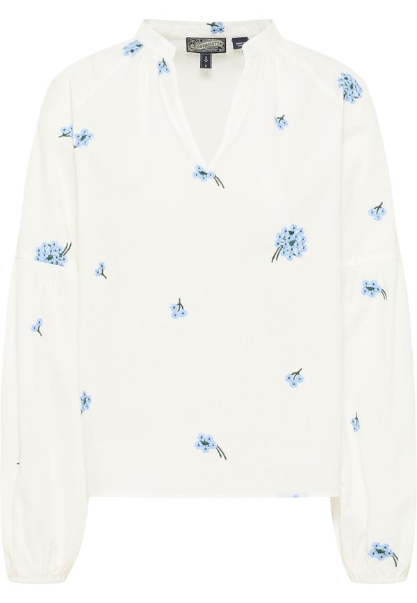 DreiMaster Vintage DreiMaster Vintage Туника  светлосиньо / тъмнозелено / бяло