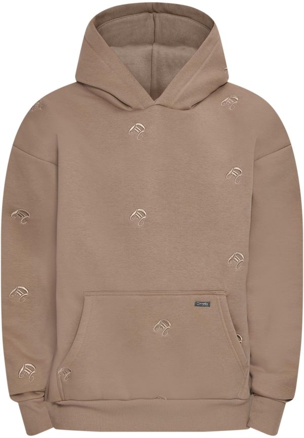 Dropsize Dropsize Суичър  брокат / светлокафяво