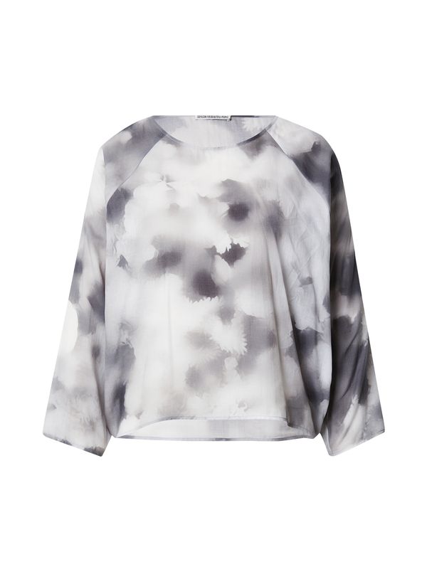 DRYKORN DRYKORN Блуза 'NIALINI'  сиво / антрацитно черно / светлосиво