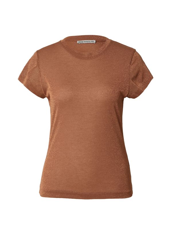 DRYKORN DRYKORN Тениска 'KOALE'  кафяво / мед