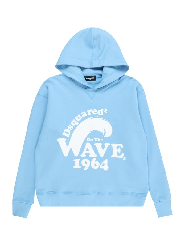 DSQUARED2 DSQUARED2 Суичър  светлосиньо / бяло