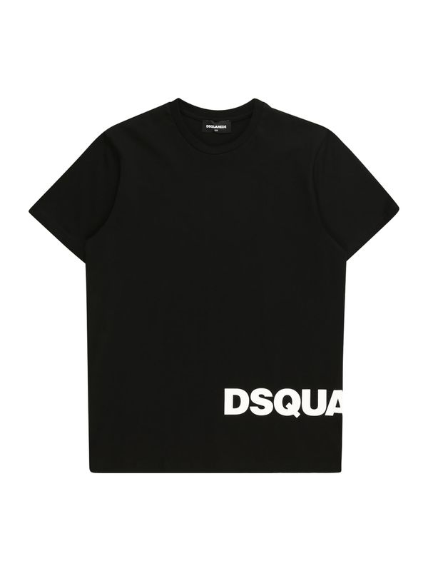 DSQUARED2 DSQUARED2 Тениска  черно / мръсно бяло