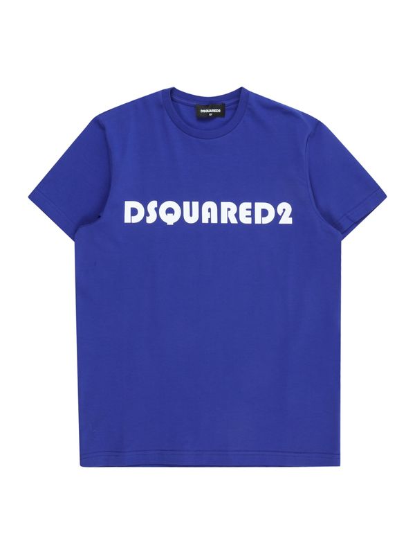 DSQUARED2 DSQUARED2 Тениска  синьо / бяло