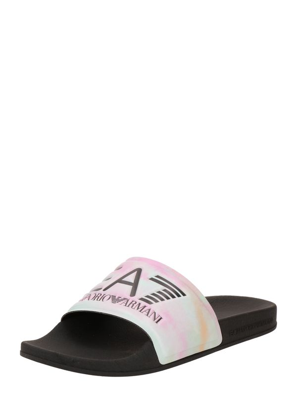 EA7 Emporio Armani EA7 Emporio Armani Чехли за плаж/баня  оранжево / бледорозово / черно / бяло