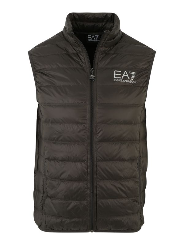 EA7 Emporio Armani EA7 Emporio Armani Елек  тъмнокафяво / бяло