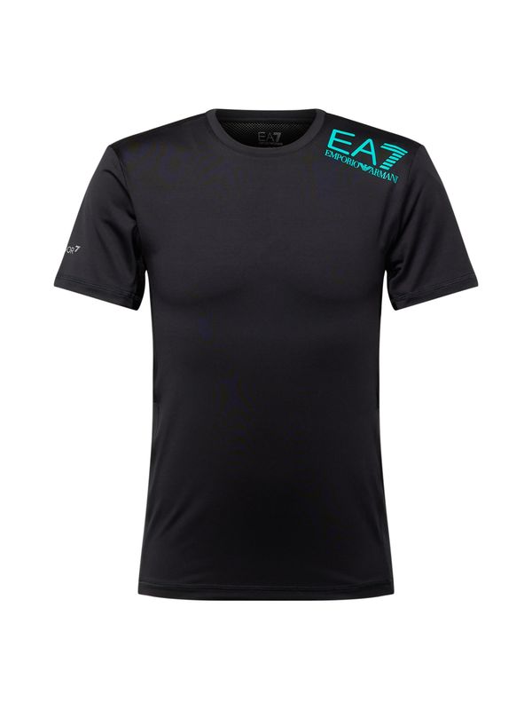 EA7 Emporio Armani EA7 Emporio Armani Функционална тениска  аквамарин / черно