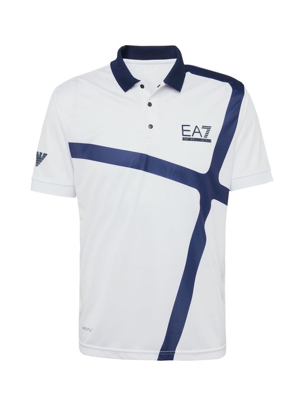 EA7 Emporio Armani EA7 Emporio Armani Функционална тениска  тъмносиньо / бяло