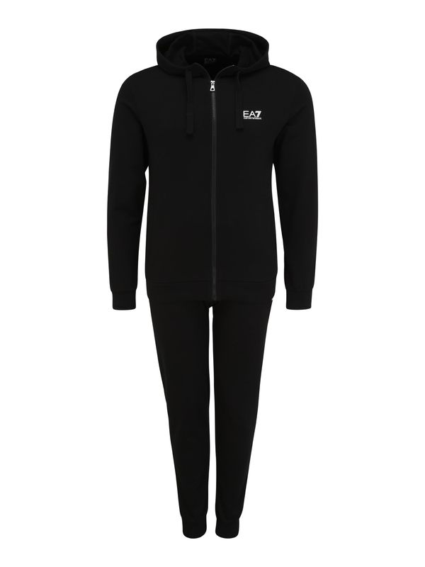 EA7 Emporio Armani EA7 Emporio Armani Облекло за бягане  черно / бяло
