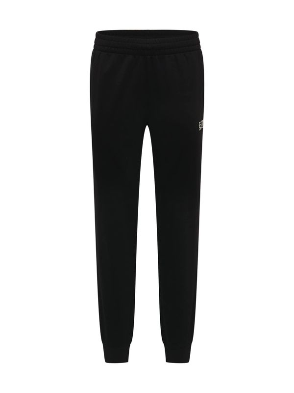 EA7 Emporio Armani EA7 Emporio Armani Панталон 'Ea7'  черно / бяло