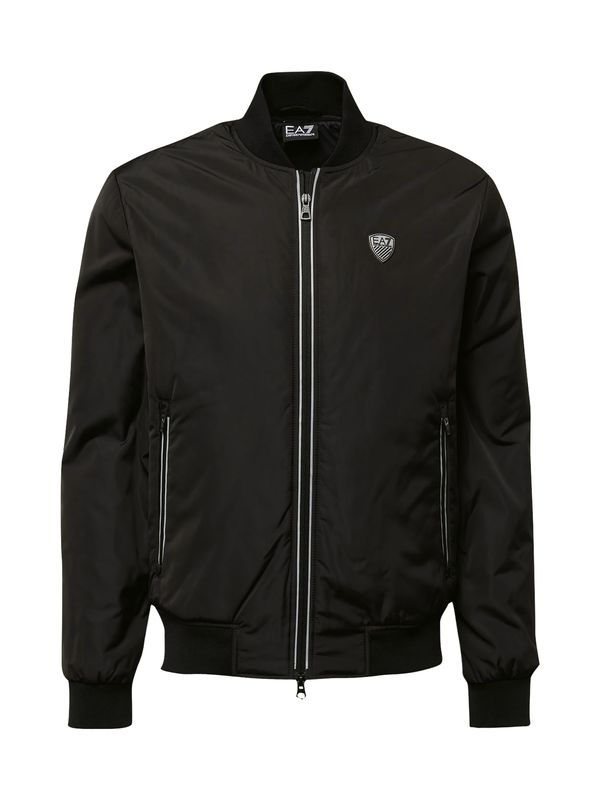 EA7 Emporio Armani EA7 Emporio Armani Преходно яке  черно / мръсно бяло