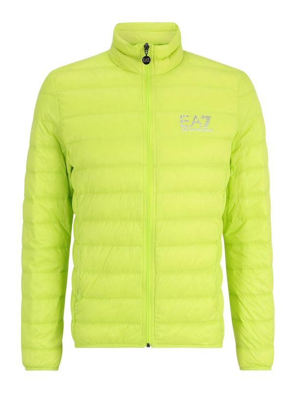 EA7 Emporio Armani EA7 Emporio Armani Преходно яке  сиво / лайм